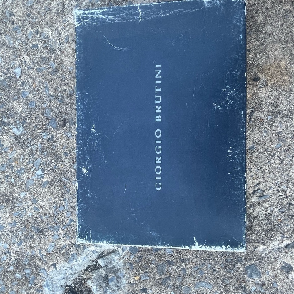 Giorgio Brutini Black Shoe Box